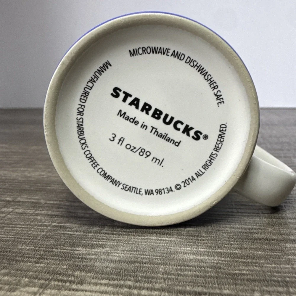 STARBUCKS Been There Series STOCKHOLM Coffee Mug 3 oz 2014 Mini Demitasse Cup